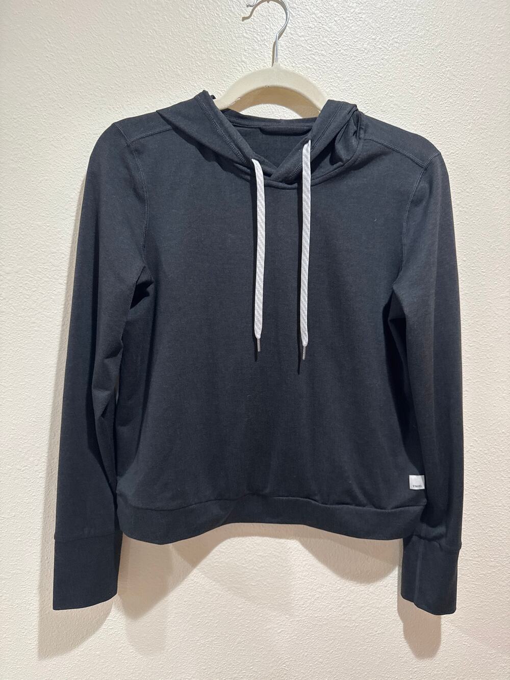 Womens Vuori Halo Essential Hoodie black size small